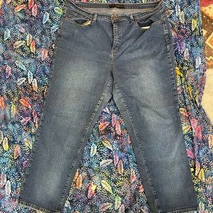 Venezia straight leg denim jeans size 24 Petite (run more like 22)